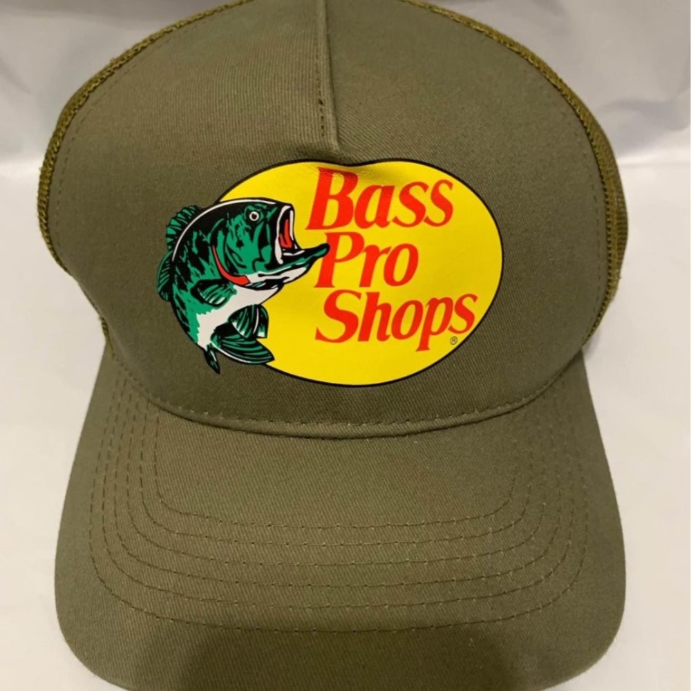 Bass Pro Shops Olive Green Hat